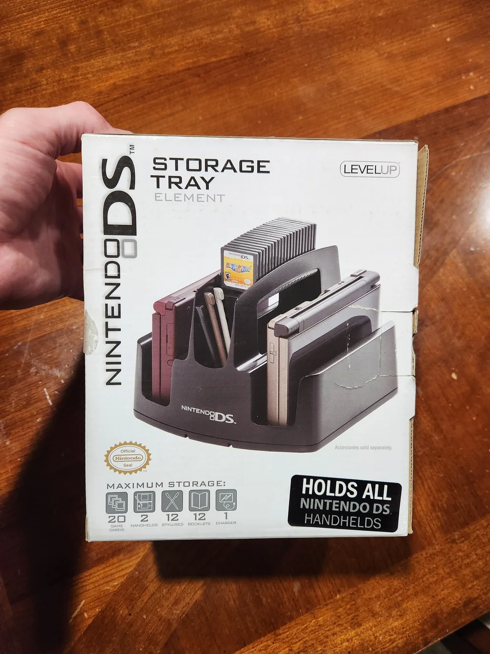 New Nintendo DS Black Storage Tray - LevelUp